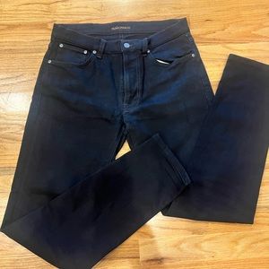 Black Nudie Jeans Lean Dean W34 L32
